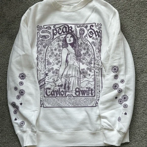Speak Now Taylor’s Version White Crewneck - Picture 3 of 3